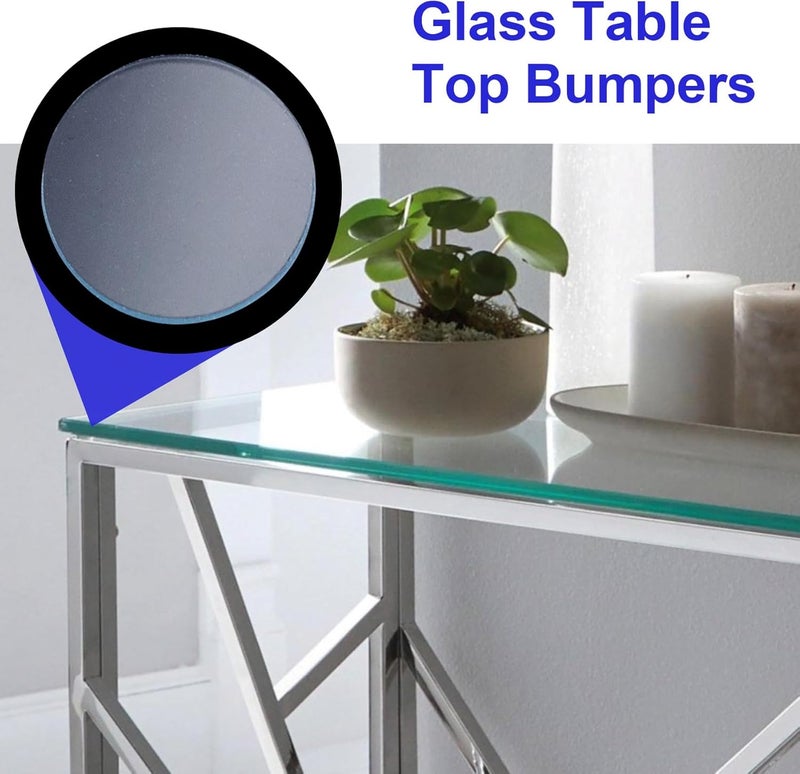 OIIKI 30 PCS Glass Top Bumpers Anti Slip Round Pads 2mm Thickness  Clear Rubber Spacers for Table Kitchen Laptop NonAdhesive - Image 5