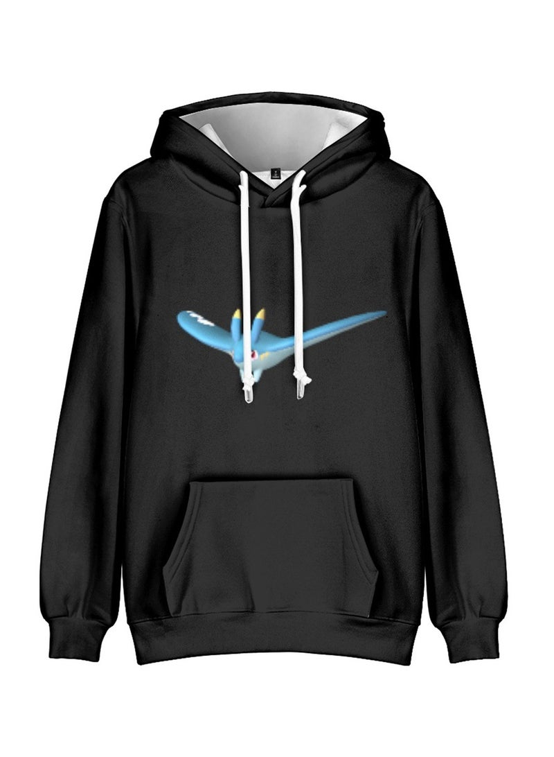Palworld Phantom Beast Palu Animation Printed Hooded Sweatshirt for Adults and Children - Image 1