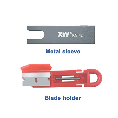 XW Handy Safety Box Cutters, Auto-retractable Razor Blade Carton Cutter for Opening Packages, 10-Pack - Image 5