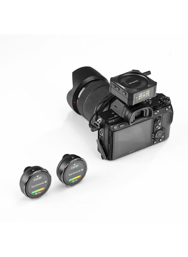 Saramonic Blink Me Wireless Lavalier Microphone, Dual-channel, For Dslr Cameras And Smartphones Short Video Recording, Wireless Noise-cancelling Microphone System - Image 5
