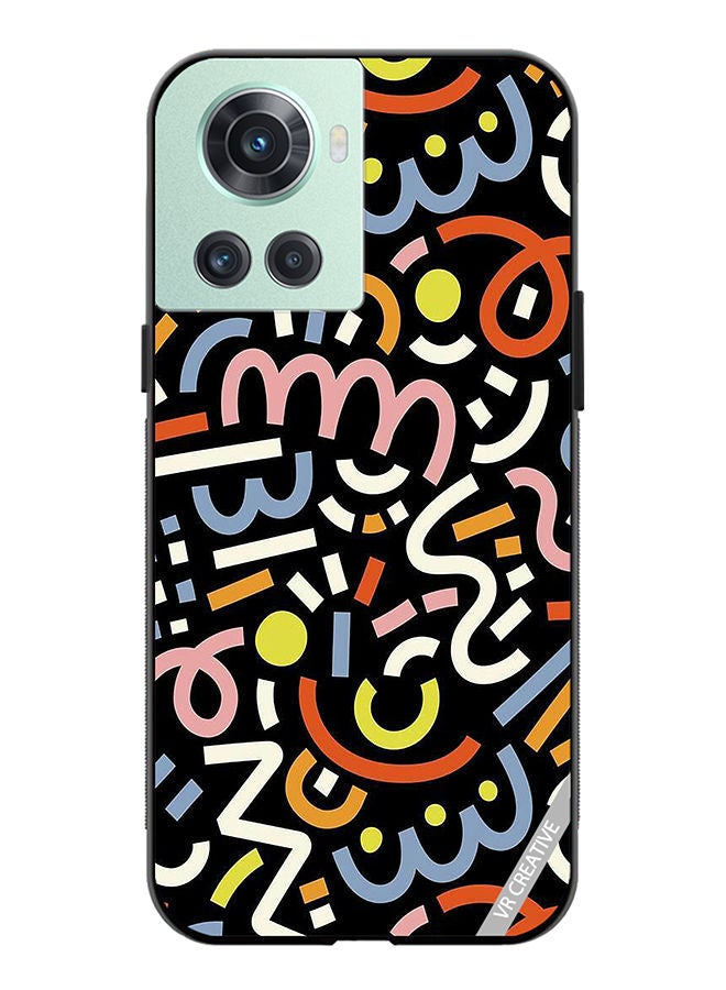 VR CREATIVE Protective Case Cover For OnePlus 10R Vector Design Multicolour - Image 1