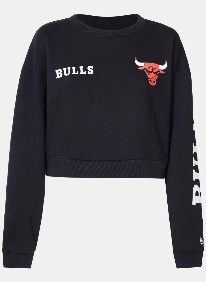 نيو ايرا Women's NBA Chicago Bulls Wordmark Sweatshirt