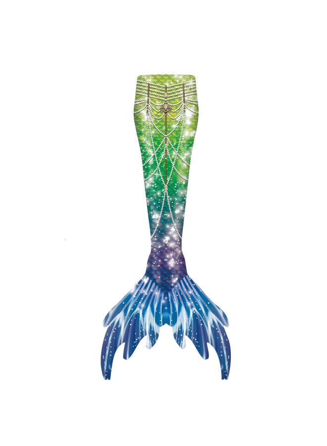 Loquat 2023 Summer Adult Swimwear Girl Mermaid Swimsuit Mermaid Princess Suit Mermaid Performance Suit Tail-Color:E432 Single Tail- - Image 1