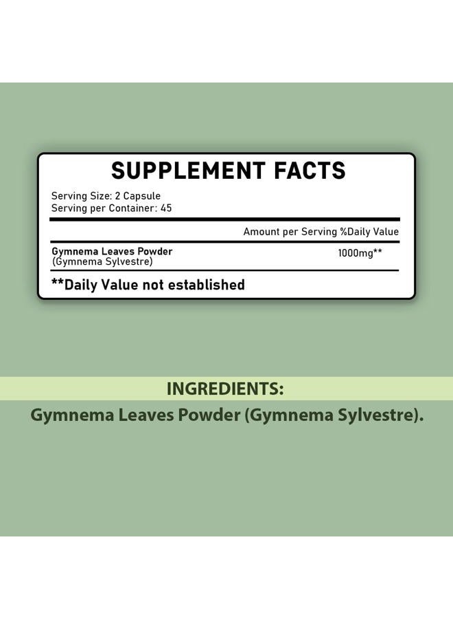 minature Gymnema Tablets by mi Nature | 90 Tablets, 1000 mg | 45 Days Supply | Gurmar | Gymnema Sylvestre Supplements | Vegan - Image 2