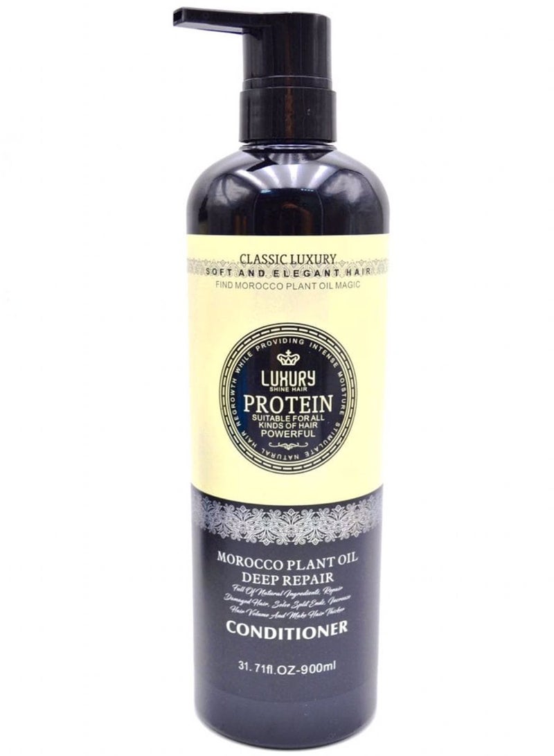 Luxury Protein Morocco Plant Oil Deep Repair Hair Care Conditioner 900ml