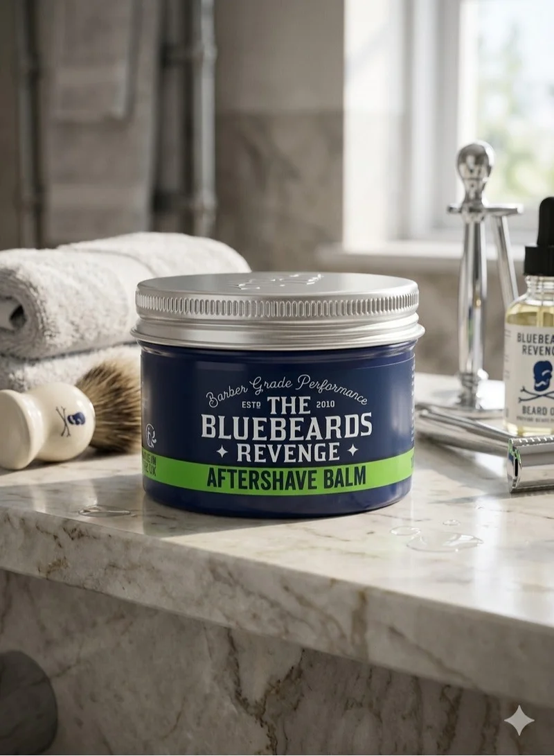 The Bluebeards Revenge  The Bluebeards Revenge Post-Shave Balm for Men (100ml) - Soothing Aftershave with Witch Hazel & Aloe Vera, Vegan Friendly for Men | Best Price UAE