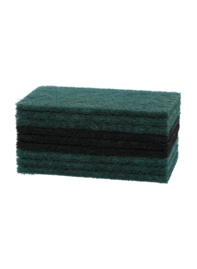 Vileda 9-Piece Handy Scouring Pad Green and Black - Image 2