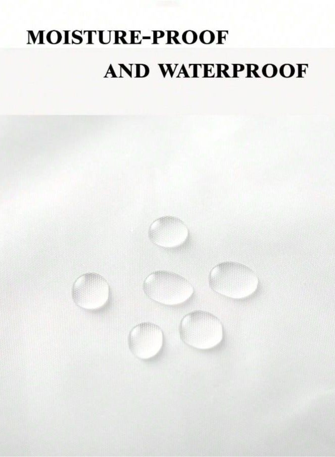 Hihonor Set of 10 Pink Garment Bags Clothes Covers Protecting Dusts, Lightweight Dust-Proof Clothing Cover Bag, Dust-Proof Clothing Cover, Dress Bag with Full Zipper, Used for Closet Storage and Travel（60*100cm*5pcs+60*120cm*5pcs） - Image 4