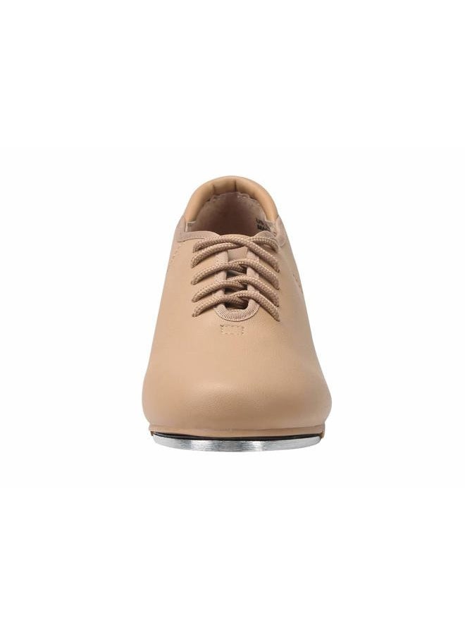 Linodes PU Leather Lace Up Tap Shoe Dance Shoes for Women and Men's Dance Shoes, Brown, 5.5 Women/4.5 Men - Image 2