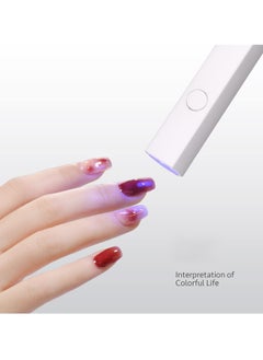 KHAJUL Wireless Handheld UV Light for Gel Nails, Mini Nail Dryer, Portable Gel Polish Curing Lamp, Perfect Gift for Girls  - Image 2