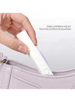 KHAJUL Wireless Handheld UV Light for Gel Nails, Mini Nail Dryer, Portable Gel Polish Curing Lamp, Perfect Gift for Girls  - Image 3