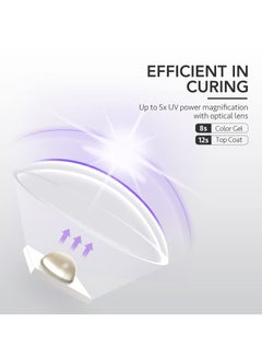 KHAJUL Wireless Handheld UV Light for Gel Nails, Mini Nail Dryer, Portable Gel Polish Curing Lamp, Perfect Gift for Girls  - Image 4