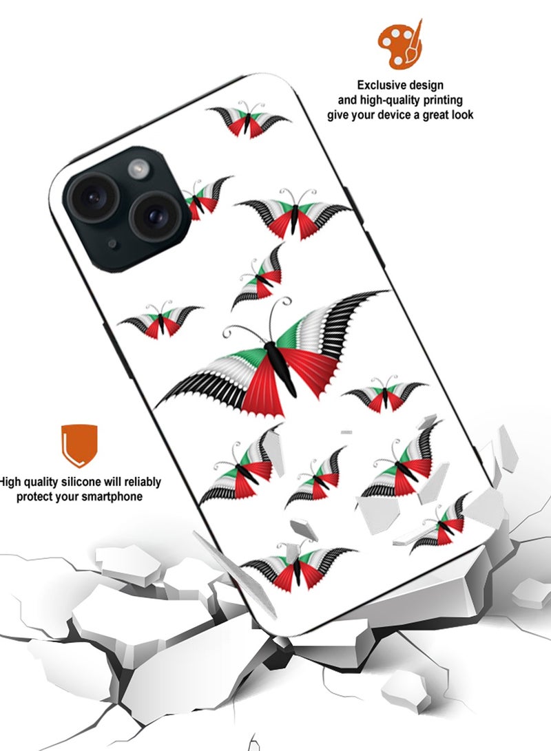 Service Zone Protective Mobile Back Cover Happy UAE National Day For iPhone 15 Plus - Image 1