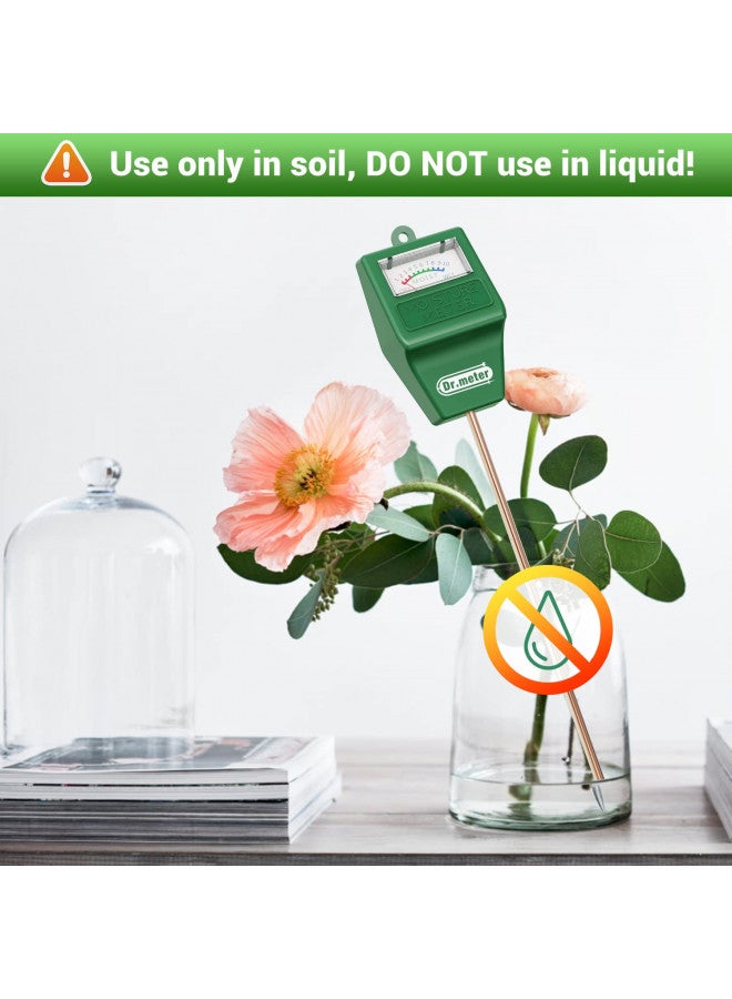 Dr.Meter جهاز قياس رطوبة التربة من دكتور ميتير، جهاز قياس مياه النباتات للحدائق والمزارع والاستخدام الداخلي والخارجي، جهاز اختبار رطوبة التربة للنباتات المنزلية، هدايا للحدائق، لا يحتاج إلى بطارية - Image 5