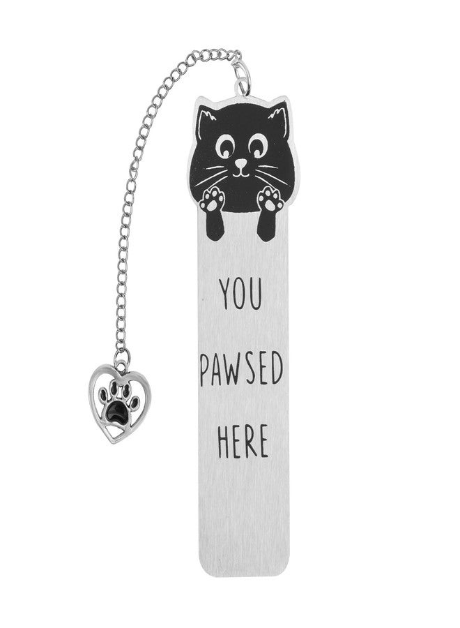 Pmeixcy Metal Bookmark, Cat Stationery for Women, Bookish Gifts, Book Accessories, Cat Gifts for Cat Lovers, Cute Gifts, Reading Accessories, 2.6 * 13cm, Premium Metal - Image 1