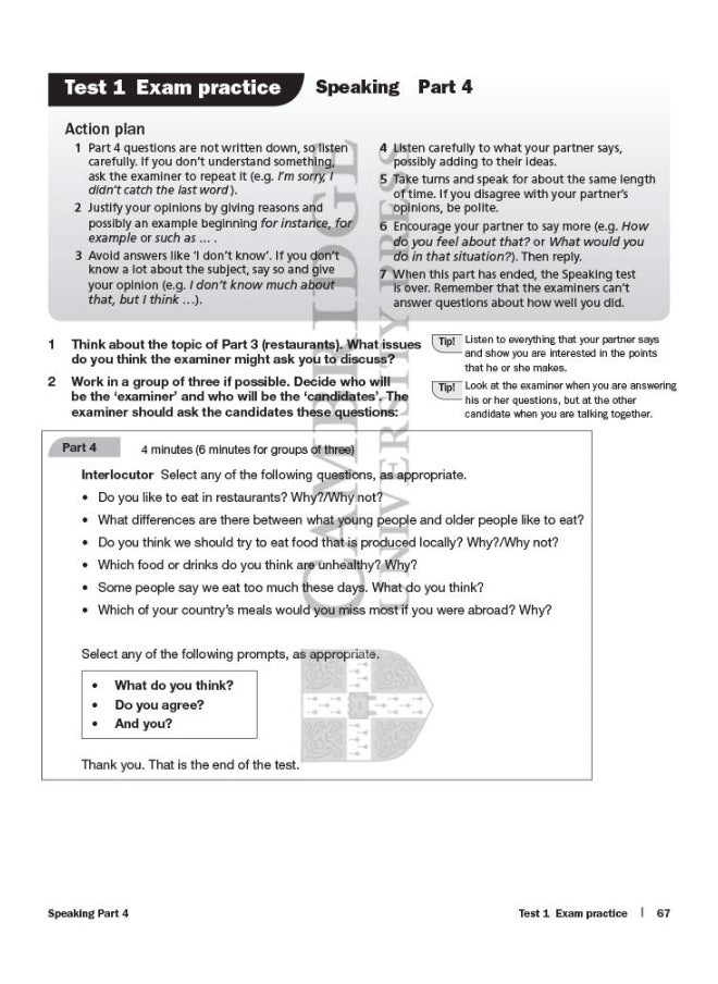 null - First Trainer Six Practice Tests with Answers with Audio 2nd Edition - Image 1
