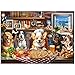 BenBen Puzzles for Adults 1000 Pieces Dogs Dinner Party Dog Jigsaw Puzzle with Patterns on Back Funny Animal Puzzle Challenging Puzzles for Family Game Night Home Dcor - Image 3