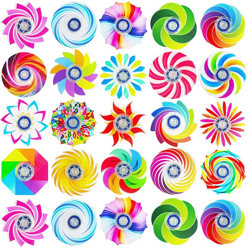 MYREQIA 40 Pack Fidget Spinner Toys MiniParty Favors Supplies Birthday Gifts Easter Basket Goodie Bag Stuffers for Kids AdultsSensory Toys for Boys Girls ADHD Stress ReliefTreasure Box Toy Classroom Prizes - Image 2