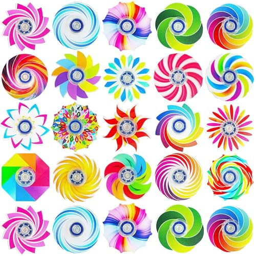 MYREQIA 40 Pack Fidget Spinner Toys MiniParty Favors Supplies Birthday Gifts Easter Basket Goodie Bag Stuffers for Kids AdultsSensory Toys for Boys Girls ADHD Stress ReliefTreasure Box Toy Classroom Prizes - Image 1