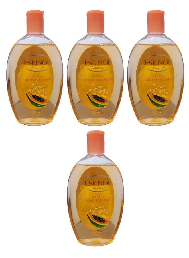 Eskinol Facial Cleanser With Natural Papaya Extract Orange 225 ml