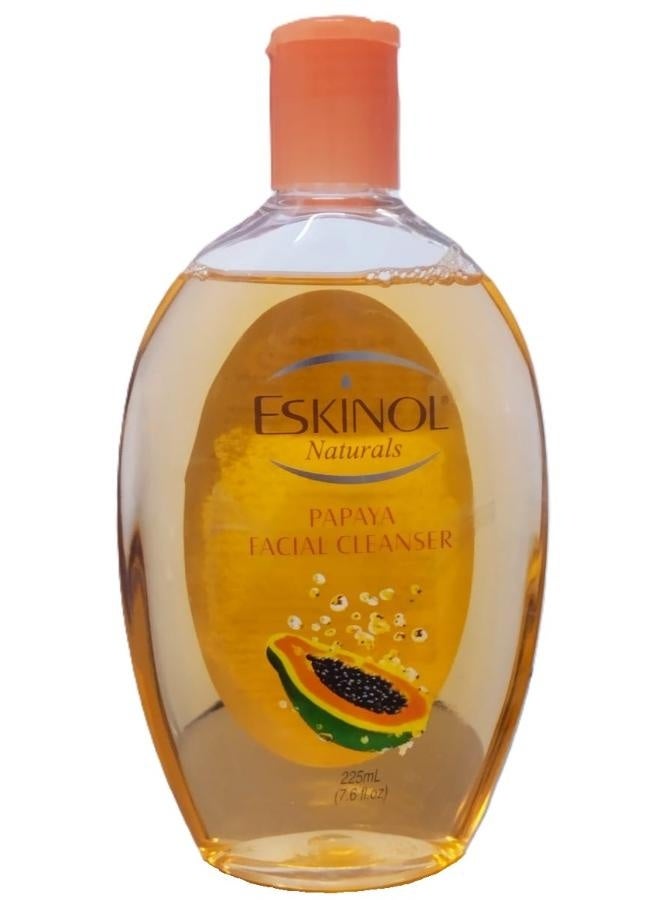 Eskinol 4Pcs facial cleanser with natural papaya extract, orange, 225 milliliters. - Image 2