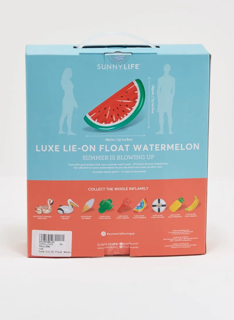 SUNNY LIFE Watermelon Lie-On Float Tube