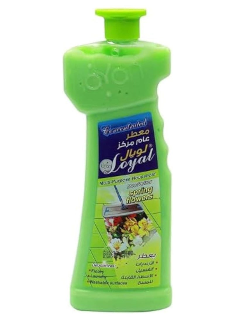 لويال معطر منزلي مركز من لويال، منظف الأرضيات، زهور الربيع، لون أخضر. 700 مل - Image 1