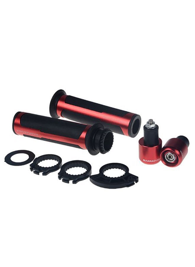 MUNTAQI 2-Piece Motorcycle Handle Grip Set