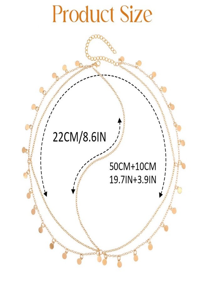 Gortin Sequins Boho Head Chain Jewelry Wedding Gold Headpiece Bohemian Headbands Halloween Costume Hair Accessories for Women - Image 4