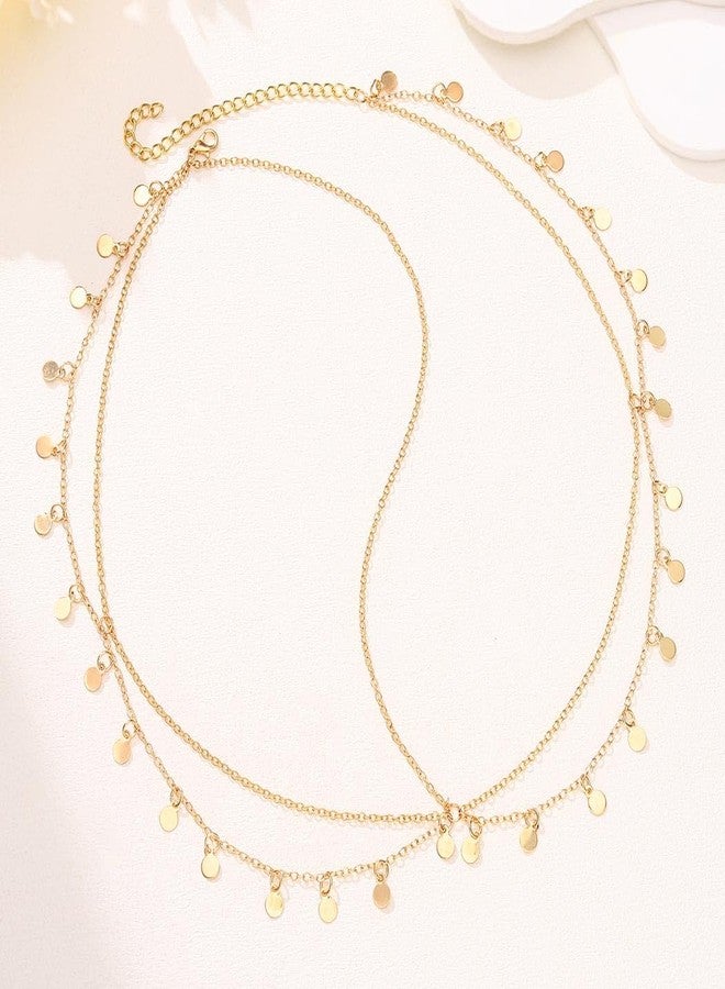 Gortin Sequins Boho Head Chain Jewelry Wedding Gold Headpiece Bohemian Headbands Halloween Costume Hair Accessories for Women - Image 2