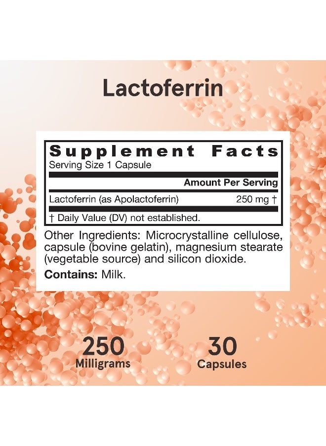 jarrow formulas Jarrow Formulas, Lactoferrin, Freeze Dried, 250 mg, 30 Capsules  - Image 3