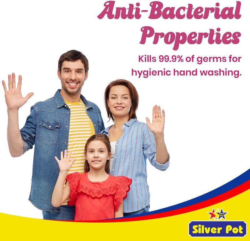 Silver Pot Rose Petal Hand Wash Twin Pack - Image 4