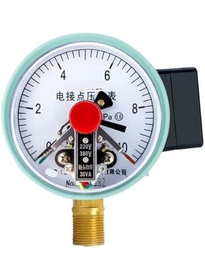YXC 100 Magnetic Assist Electric Contact Pressure Gauge 0 10mpa 220V 380V 30VA - Image 2