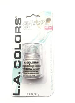 L.A. Colors L.A. Colors Shimmering Loose Eyeshadow (Snow White) 
