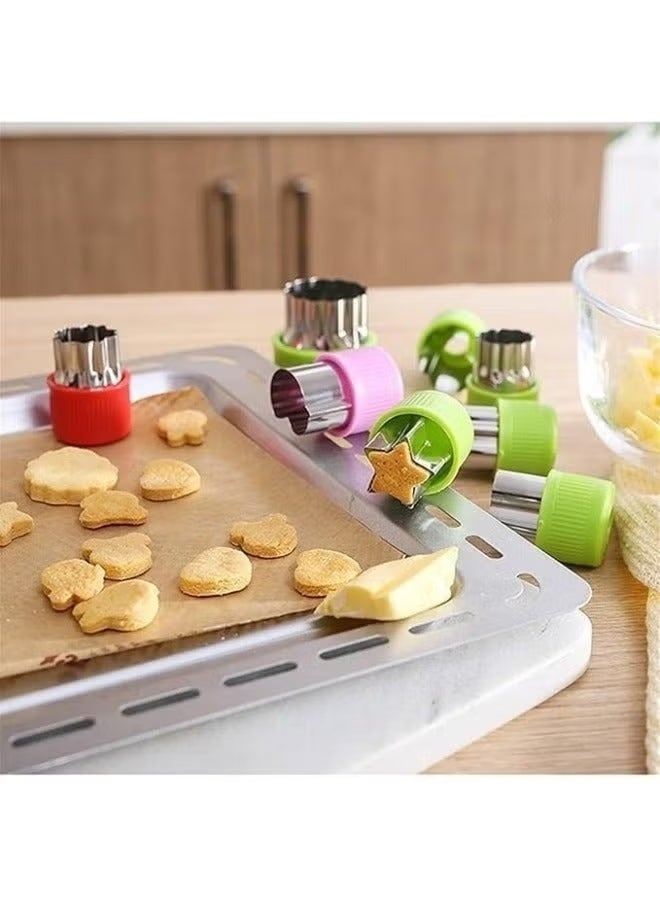 6 قطع من قطاعات البسكويت والخضراوات المصنوعة من الفولاذ المقاوم للصدأ أدوات مطبخ، إكسسوارات حرفية - Image 5