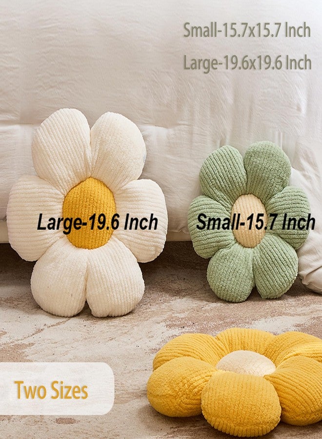 XIAIJIA Flower Pillow Flowers Shaped Pillow Cushion Decorative Daisy Pillow for Bed Cute Throw Pillow Flower Floor Pillow Soft Seat Cushion Pink Cushion 15.7" - Image 2
