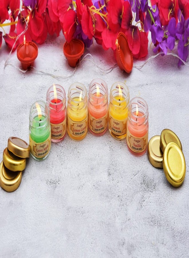 NUTRI MIRACLE Mini Jar Candles Set Scented Candles Lavish Candles Mini Jar Candles for Home Decor 12pcs - Image 1