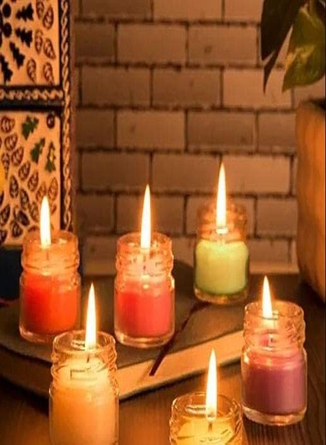 NUTRI MIRACLE Mini Jar Candles Set Scented Candles Lavish Candles Mini Jar Candles for Home Decor 12pcs - Image 2