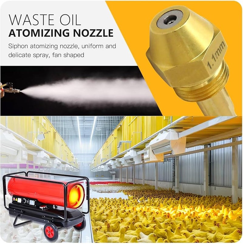 Delavan Siphon Nozzle 30609 11 Waste Oil Heater Parts 1 1mm Size Fits Many Brands - Image 5