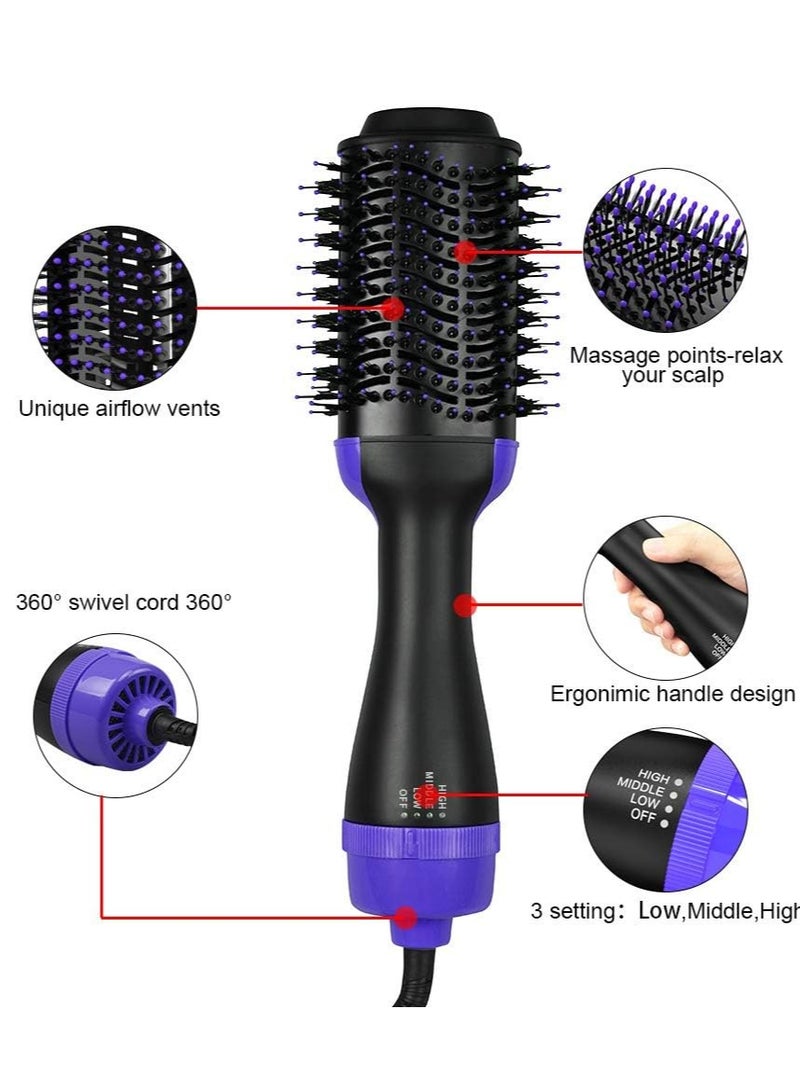 ELTRAZONE 3-in-1 Hot Air Brush – Effortless Straightening, Curling, and Drying for Smooth, Voluminous Hair - Image 3