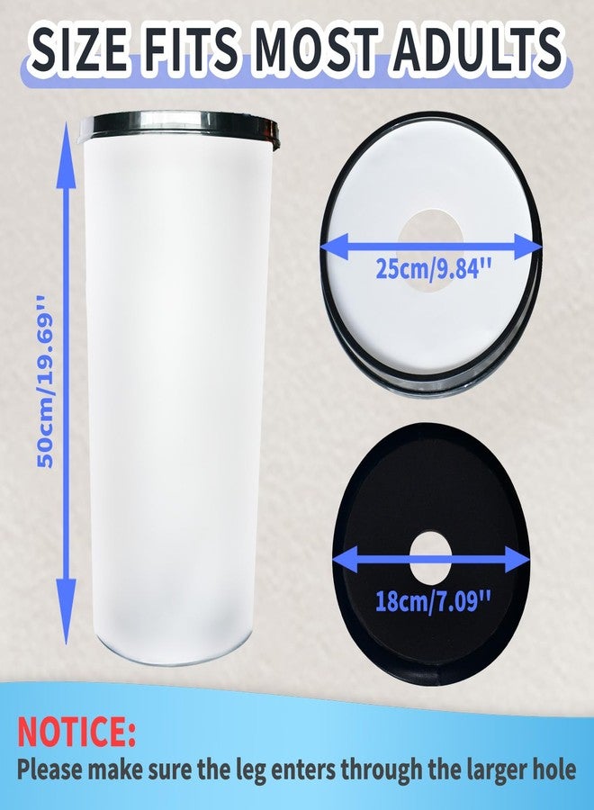 KEEFITT Adult Knee Cast Cover for Shower, Waterproof Knee Surgery Shower Protector Watertight Cast Protector for Knee Replacement Surgery, ACL Surgery, Wound, Brace (KT4126-L) - Image 2