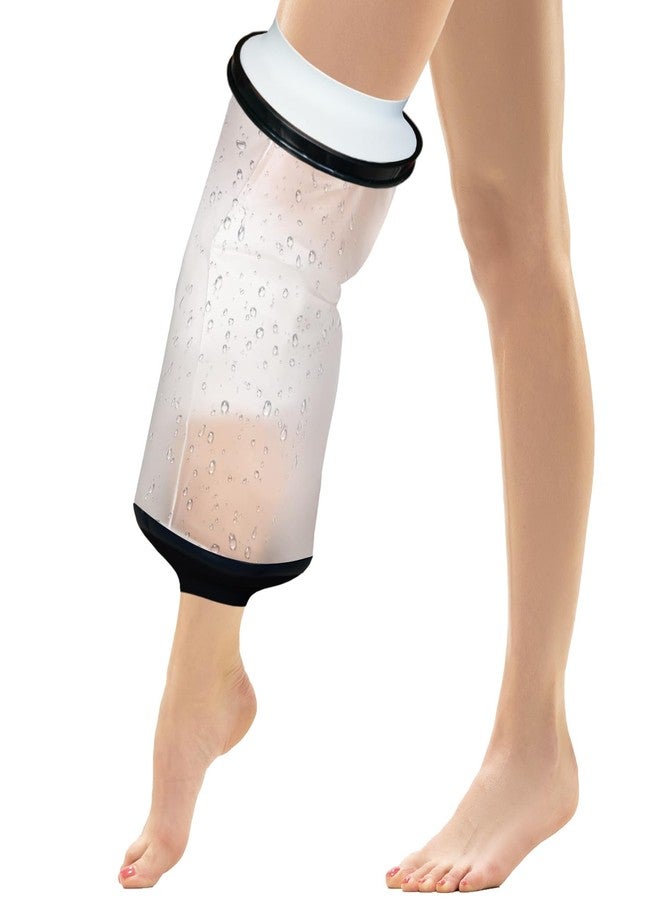 KEEFITT Adult Knee Cast Cover for Shower, Waterproof Knee Surgery Shower Protector Watertight Cast Protector for Knee Replacement Surgery, ACL Surgery, Wound, Brace (KT4126-L) - Image 1
