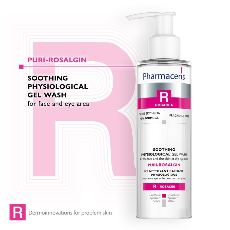 Pharmaceris R - PURI-ROSALGIN face gel wash for Rosacea skin (200 ml) by Dr. Irena Eris - Pharmaceris R - Image 3