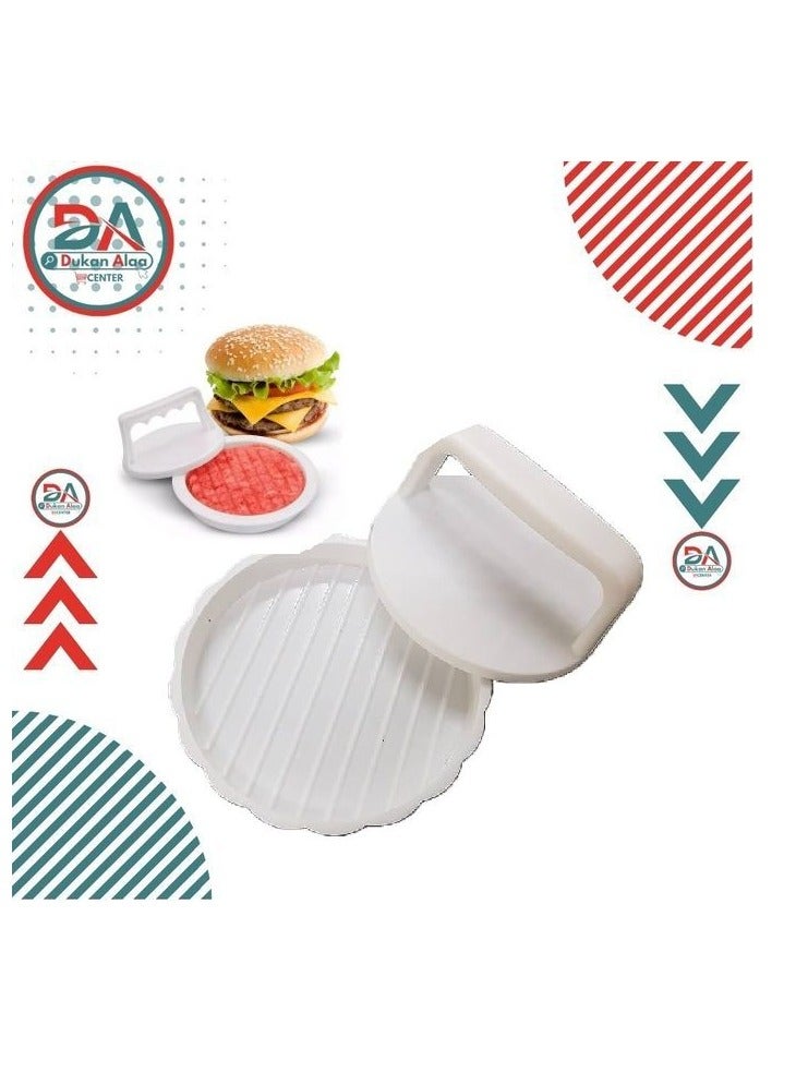 مكبس برجر بلاستيك   بمقبض بلاستيك 1 قطعة الوان متعددة - Image 1