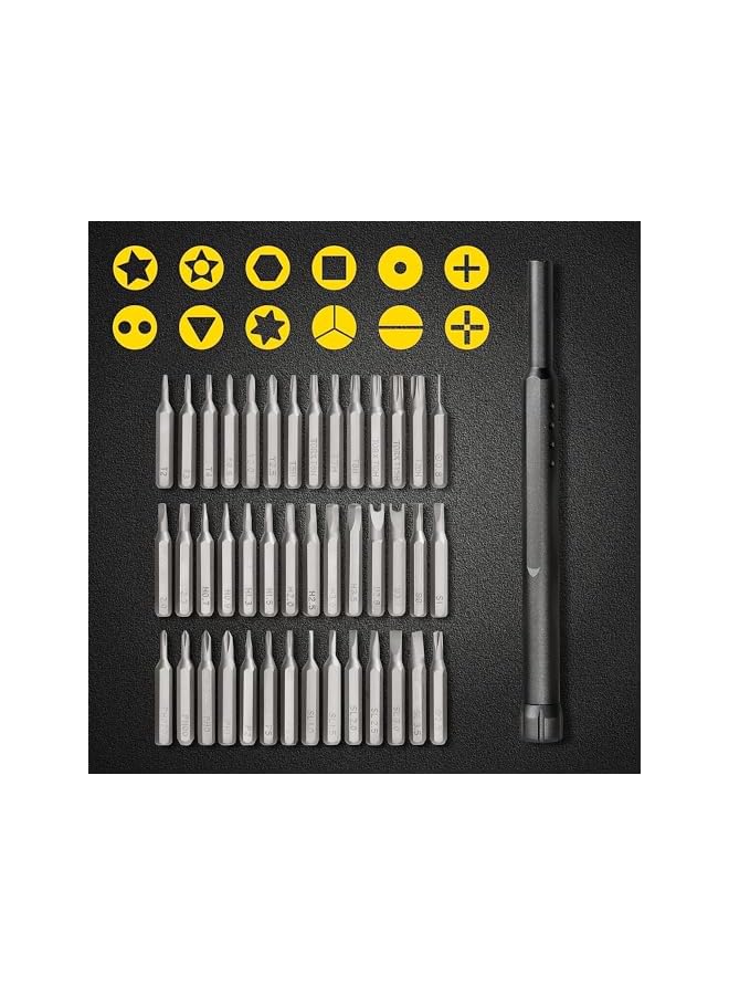 promass 44-in-1 Precision Screwdriver Set Multifunctional Screwdriver Set, Magnetic Driver Bits Set, Pocket Manual Screwdriver Tool Set, Repair Tool Kit for Laptop, Watches, Glasses and Phones - Image 4
