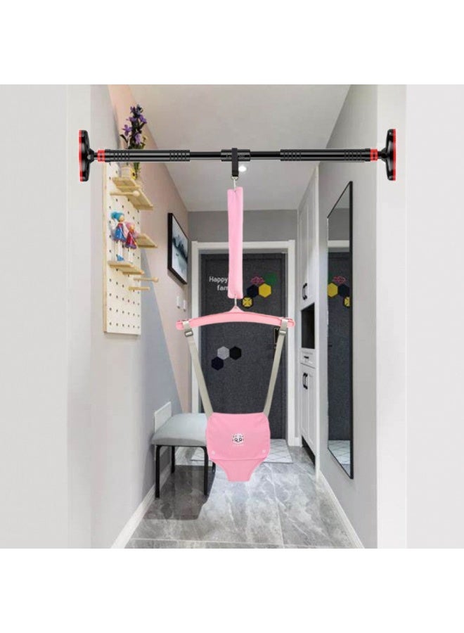 ILovhaprty Baby Doorway Jumper Swing – Adjustable Safety Harness, Soft Seat Support, for Babies 6–24 Months, Jumping Exercise Bouncer for Indoor/Outdoor Play for Active Play - Image 2