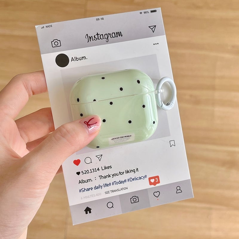 Pink Polka Dot Earphone Case Cover for Airpods Pro 2nd Generation - Image 4