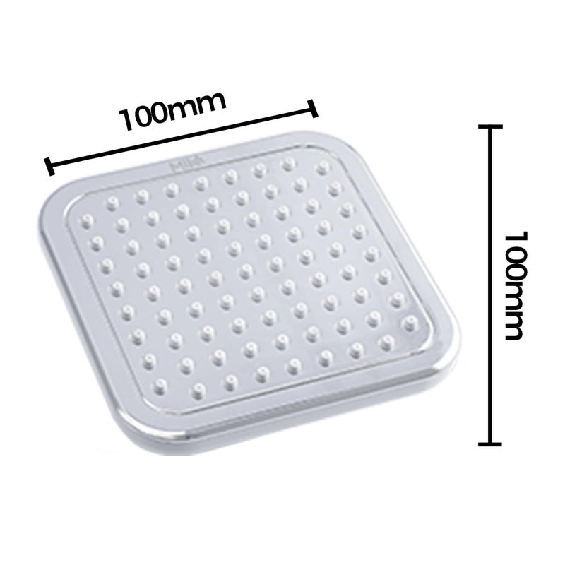 Mila India MILA Classique Shower Head MSXX0002CM Shower Head surface with a white chrome face connector Single Function rain flow per minute 958L03Mpa1189L05Mpa 100 100mm - Image 3