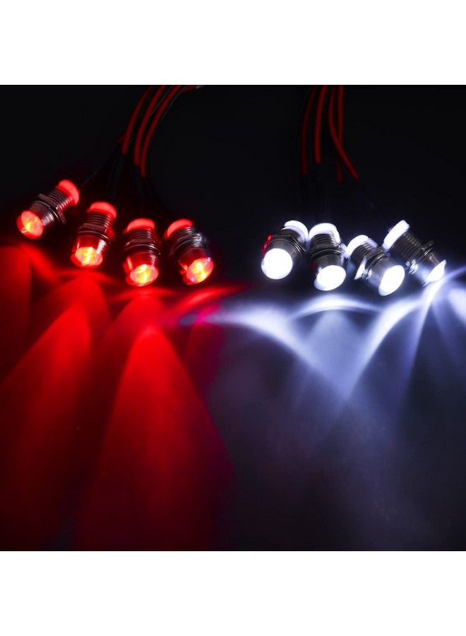 Hobbypark طقم أضواء LED 8 للسيارات المتحركة ، أضواء أمامية وخلفية ، ملحقات لسيارات Traxxas Slash Rustler Arrma Axial SCX10 Redcat RC4WD HPI Truck Tamiya Crawler قطع غيار الجسم - Image 2