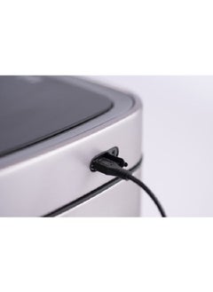 EKO Ecosmart X Rechargeable Sensor Trash Bin Silver and Black 12 L EK9252RGMT-12L  - Image 3